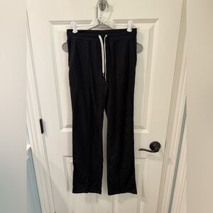 Vuori halo wide leg pant black XS